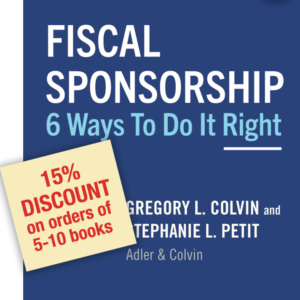 15% Discount on orders of Fiscal Sponsorship 6 Waysf 5-10
